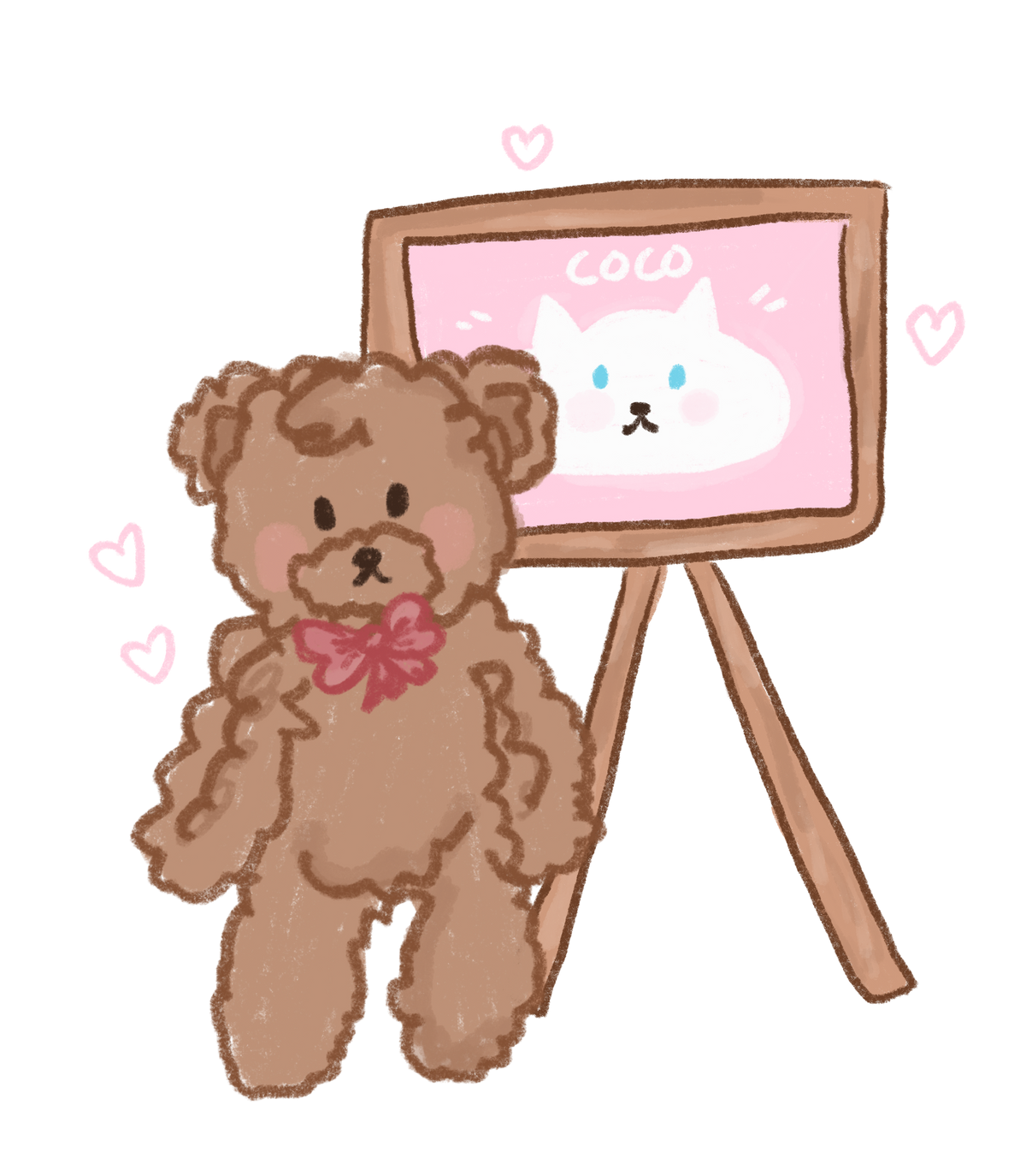 Single Bobo the Bear (Coco (my cat) inspired ₍^. .^₎⟆